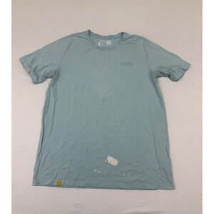 Dutch Bros Coffee Mens T-Shirt XL Blue Graphic Tee Distressed Bleach 1992 Oregon